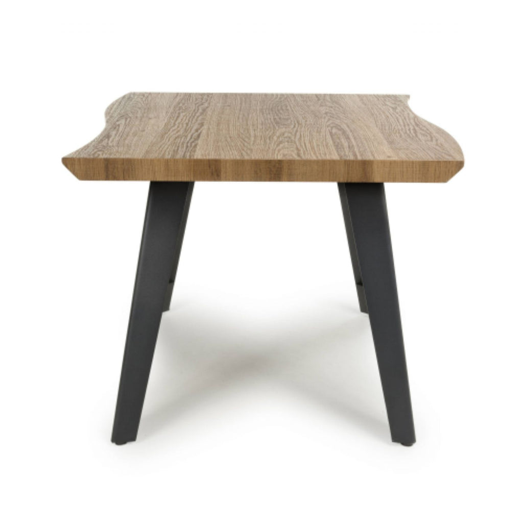Nassau Natural Curved End Table - Home Furniture Interiors