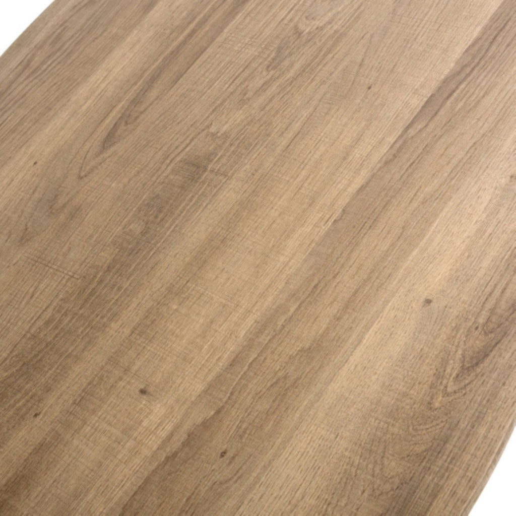 Nassau Natural Curved End Table - Home Furniture Interiors