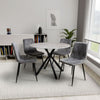 Avesta Grey And 4 Vernon Grey Dining Set - Home Furniture Interiors