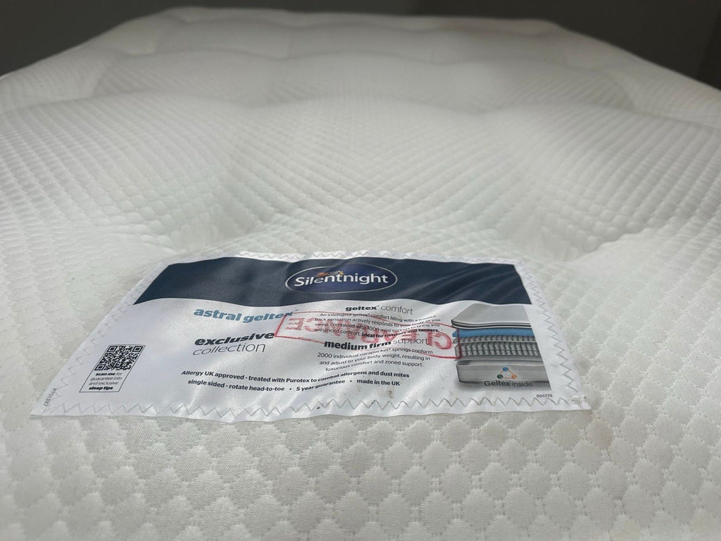 Silentnight Astral Geltex 3000 Pocket BoxTop 4ft 6 Double Mattress RRP £1499 B