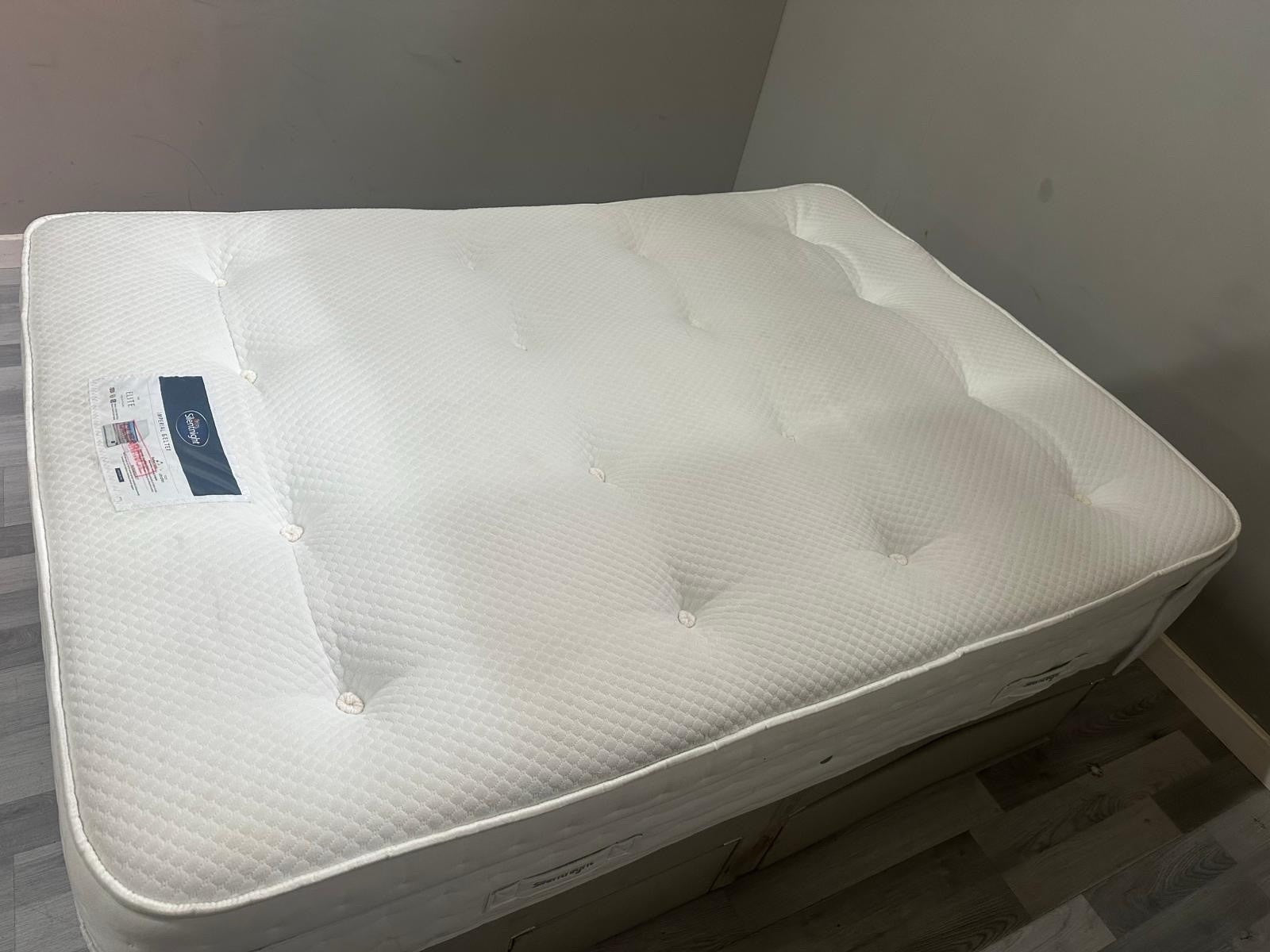 Silentnight Imperial Geltex 3000 Pocket BoxTop 4ft 6 Double Mattress RRP £1499 B