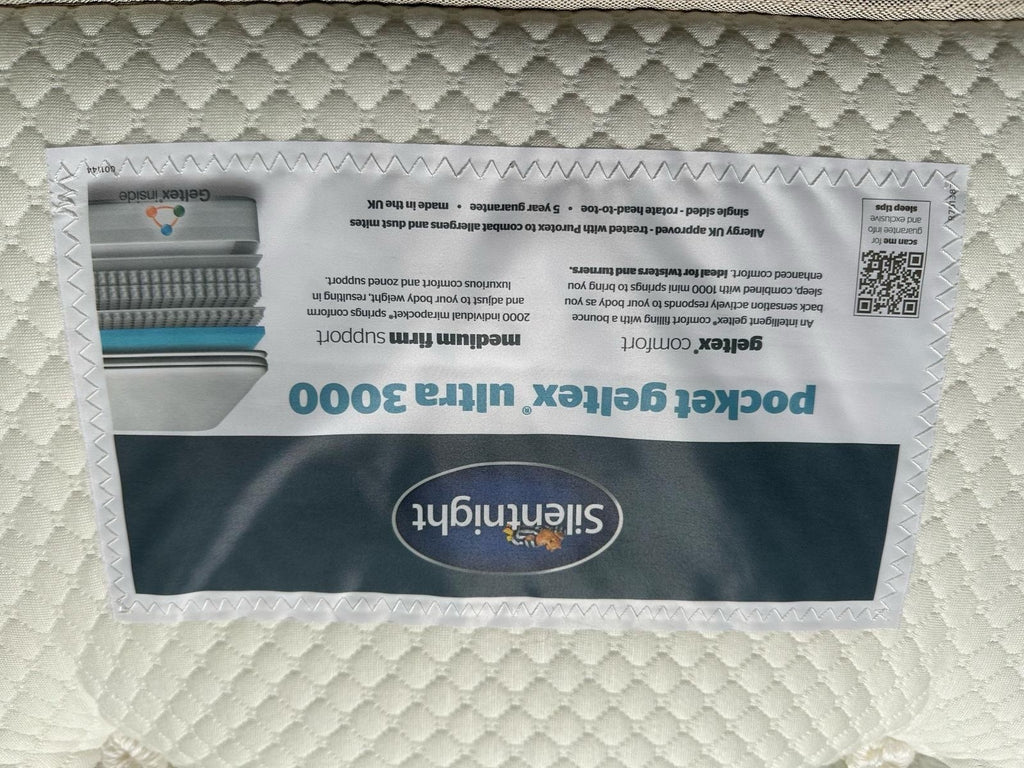 Silentnight Pocket Geltex 3000 Ultra BoxTop 4FT 6 Double Mattress - RRP £1599