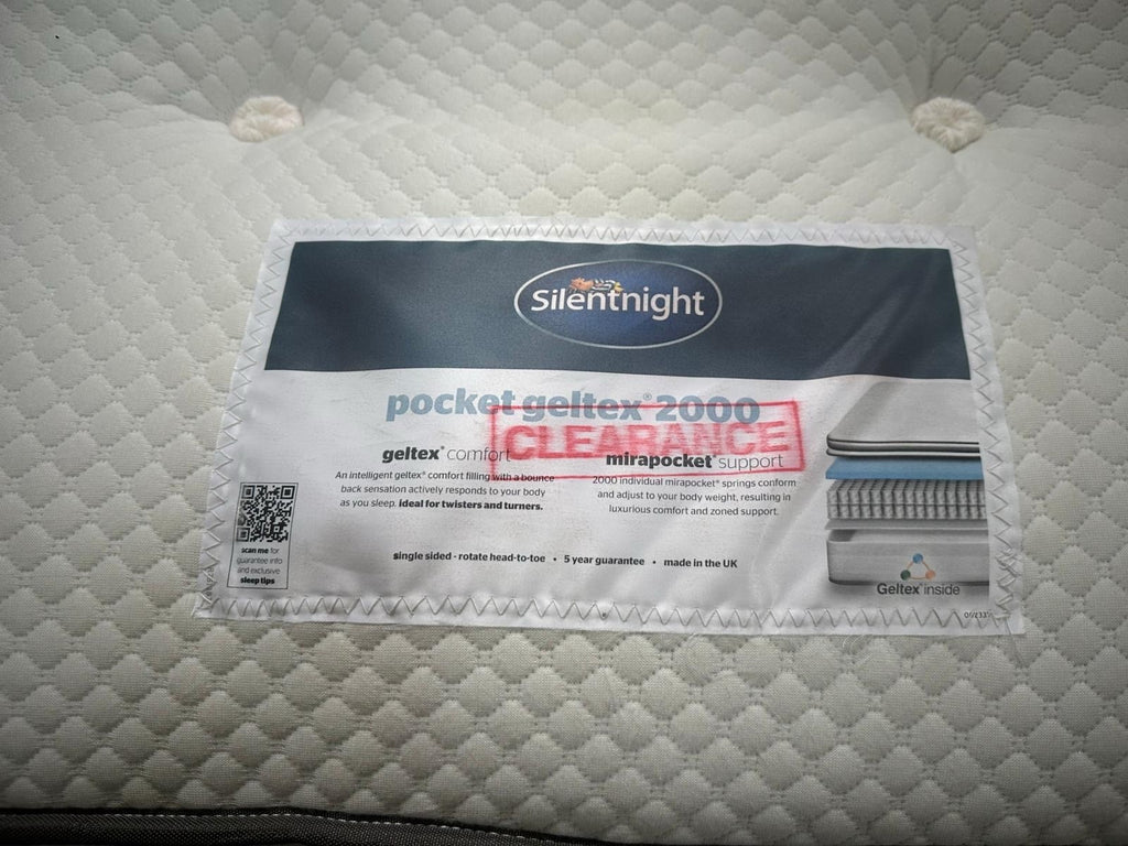 Silentnight Geltex 2000 BoxTop 5FT Kingsize Mattress RRP £1299 - Home Furniture Interiors