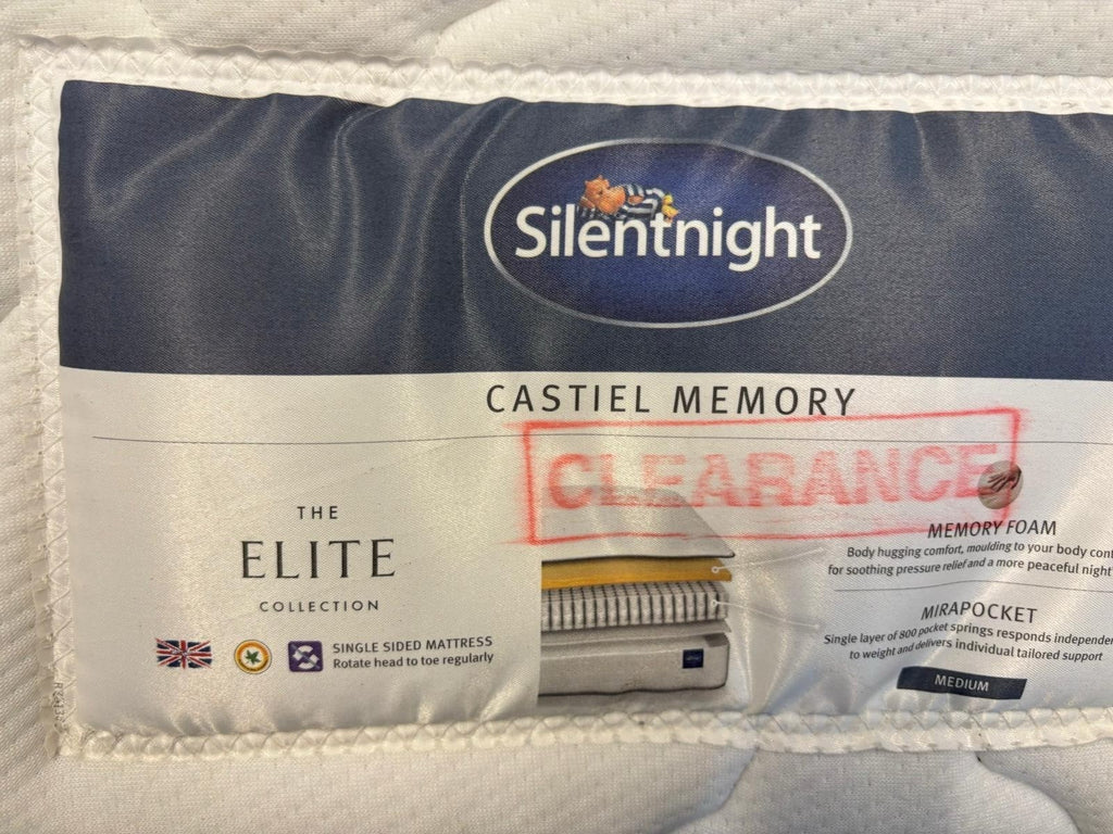 Silentnight Memory Castiel Mattress 5FT Kingsize 800 Pocket RRP £599 - Home Furniture Interiors