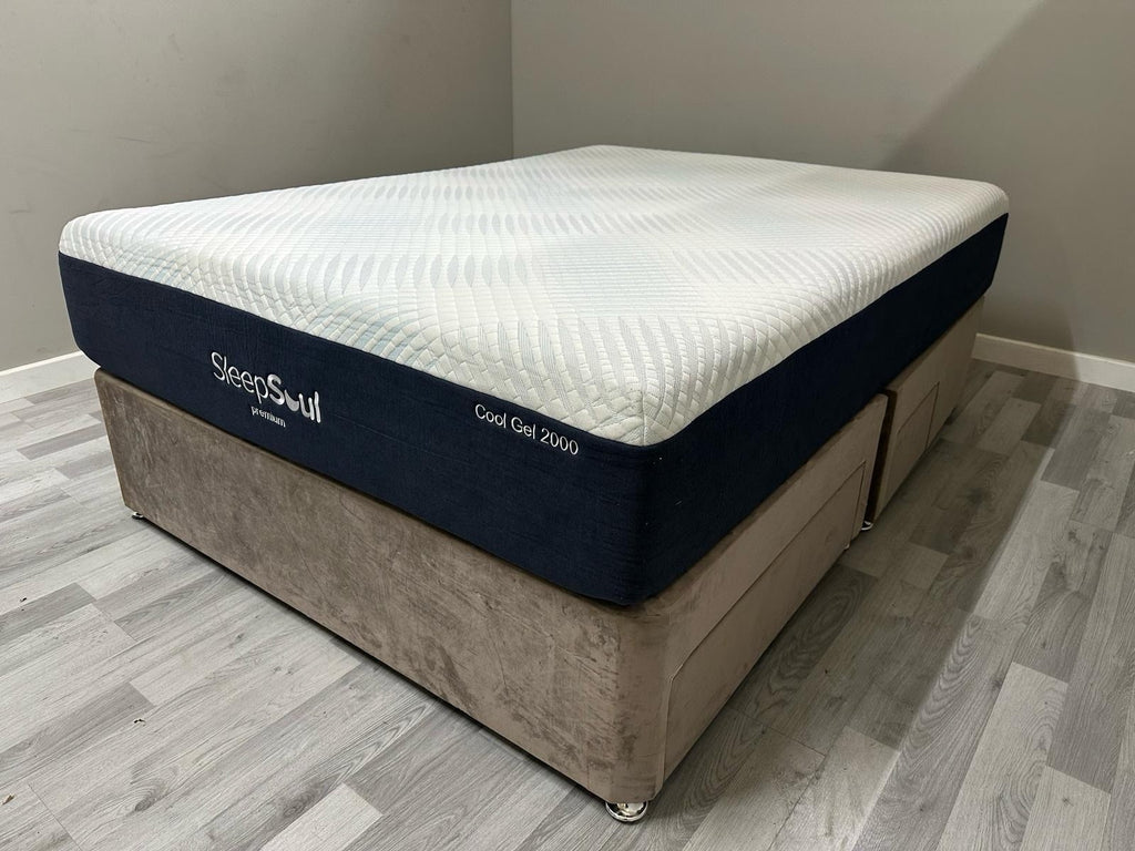 SleepSoul Premium Cool Gel 2000 Pocket Mattress 5FT Kingsize RRP £1064 - Home Furniture Interiors