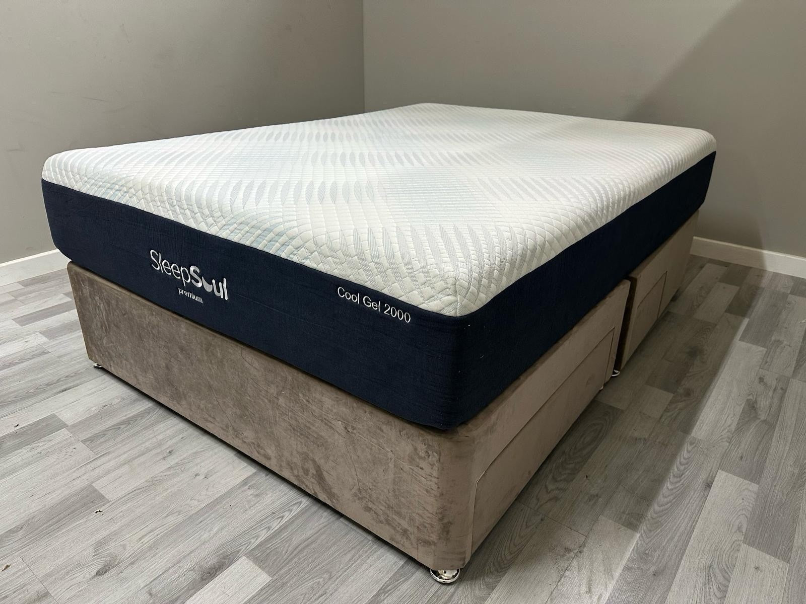 SleepSoul Premium Cool Gel 2000 Pocket Mattress 5FT Kingsize RRP £1064 - Home Furniture Interiors