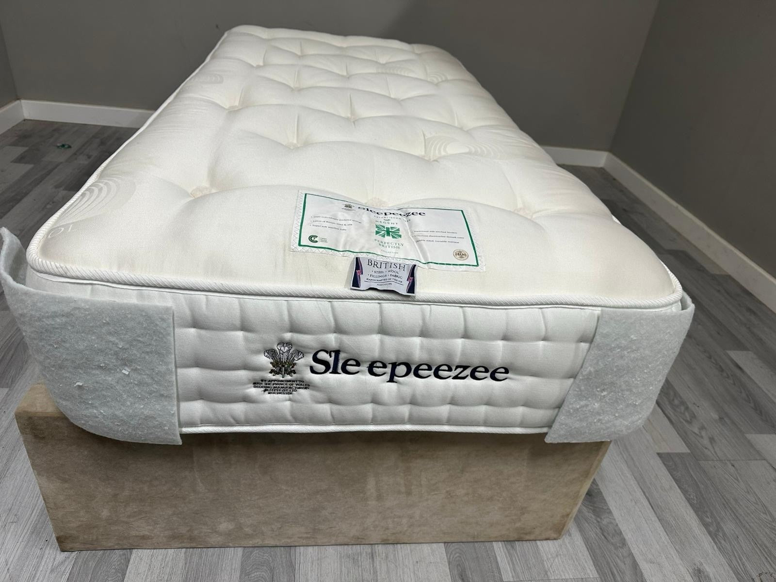 Sleepeezee Perfectly British Regent 2600 Mattress 3FT Single RRP £989 B - Home Furniture Interiors