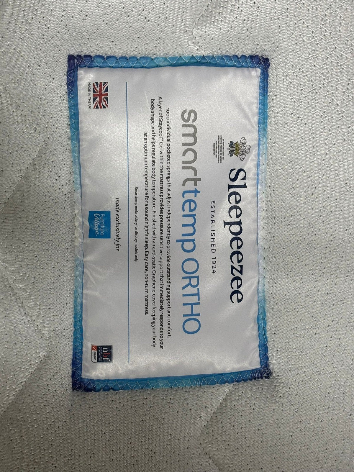 Sleepeezee SmartTemp Cool Mattress 5FT Kingsize - RRP £895 Best Price Online B - Home Furniture Interiors
