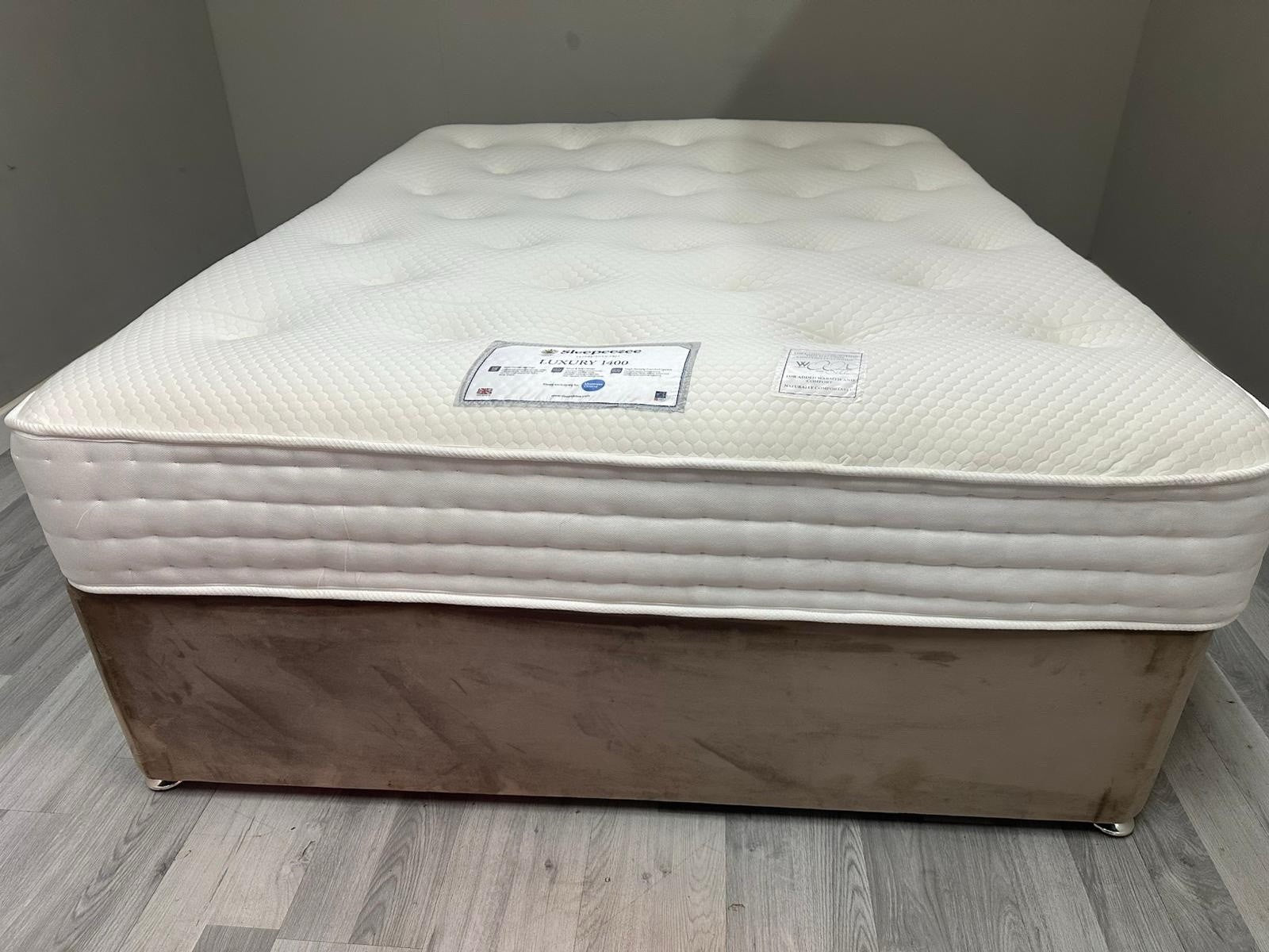 Sleepeezee Luxury 1400 Pocket 5ft Kingsize Mattress  - RRP £799 B