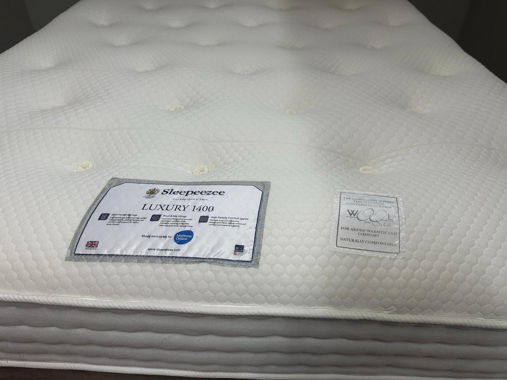 Sleepeezee Luxury 1400 Pocket 5ft Kingsize Mattress  - RRP £799 B