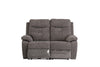 Graphite Fabric 2 Seater Electric Power Recliner Sofa