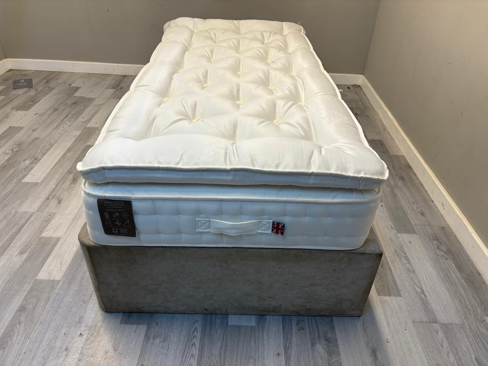 Staples  Co Artisan Opulence Mattress 3FT Extra Length Single- RRP £1399 Firm - Home Furniture Interiors