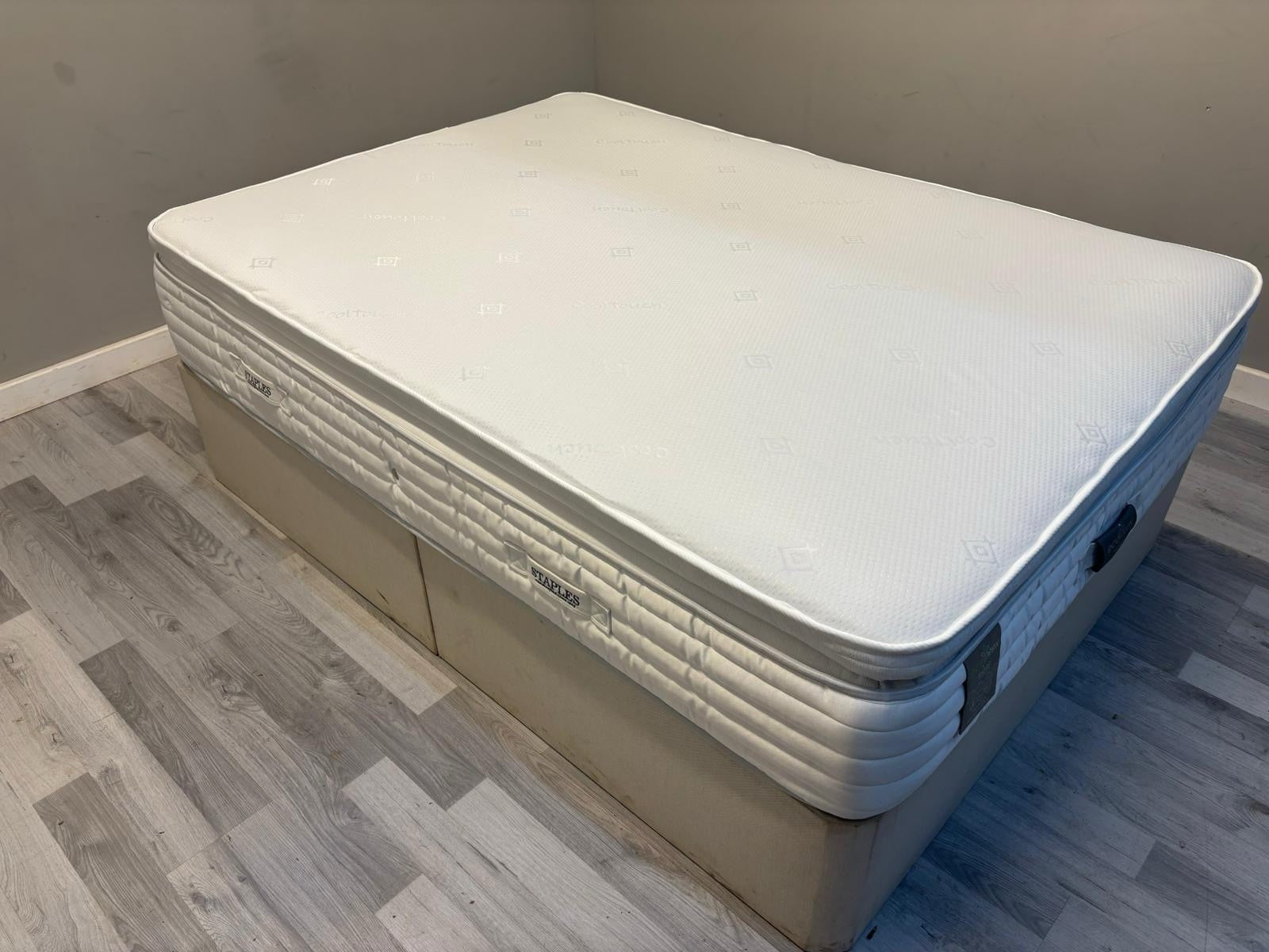 Staples and Co Refresh Eco Latex Pocket 3000 Mattress Double 4FT 6 Firm - Home Furniture Interiors