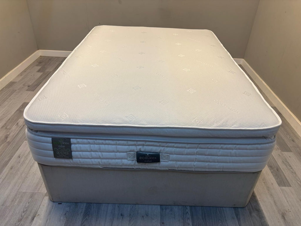 Staples and Co Refresh Eco Latex Pocket 3000 Mattress Double 4FT 6 Firm - Home Furniture Interiors