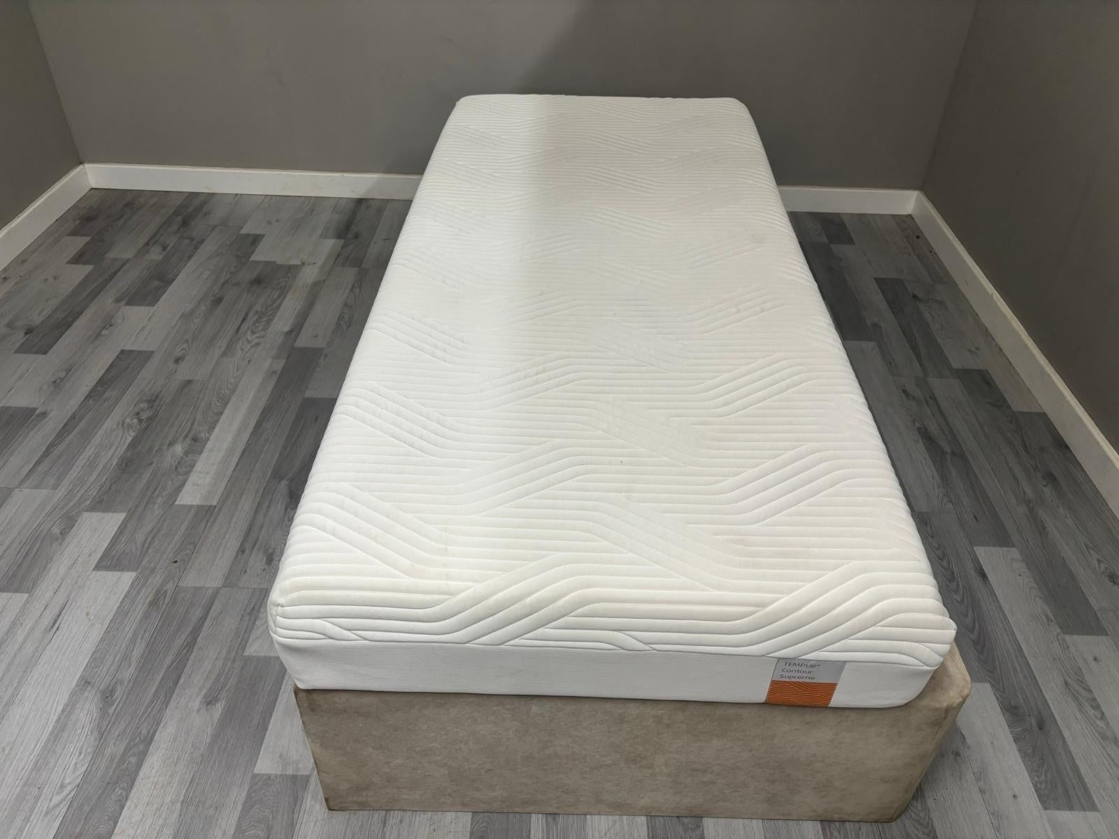 Tempur Contour Supreme 3FT Single 90cm 190cm Mattress RRP £1299 B - Home Furniture Interiors