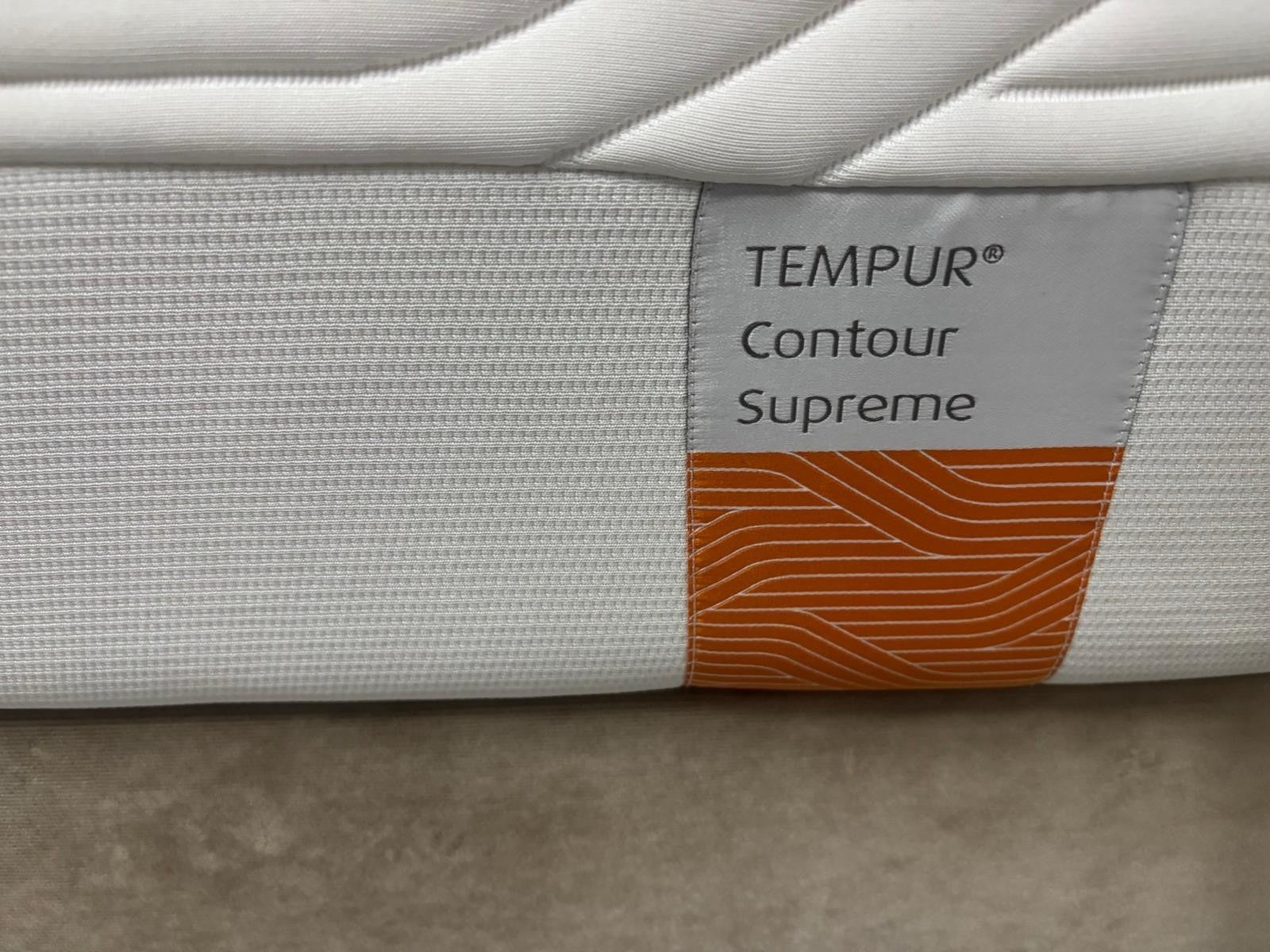 Tempur Contour Supreme 3FT Single 90cm 190cm Mattress RRP £1299 B - Home Furniture Interiors