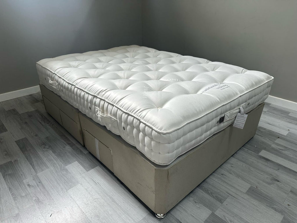 Vispring  Traditional Bedstead Firm 4FT 6 Double  RRP £1899 Best Price Online B - Home Furniture Interiors