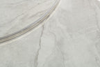 Grey Marble Effect Chrome Round Nest of 2 Coffee Tables - Home Furniture Interiors