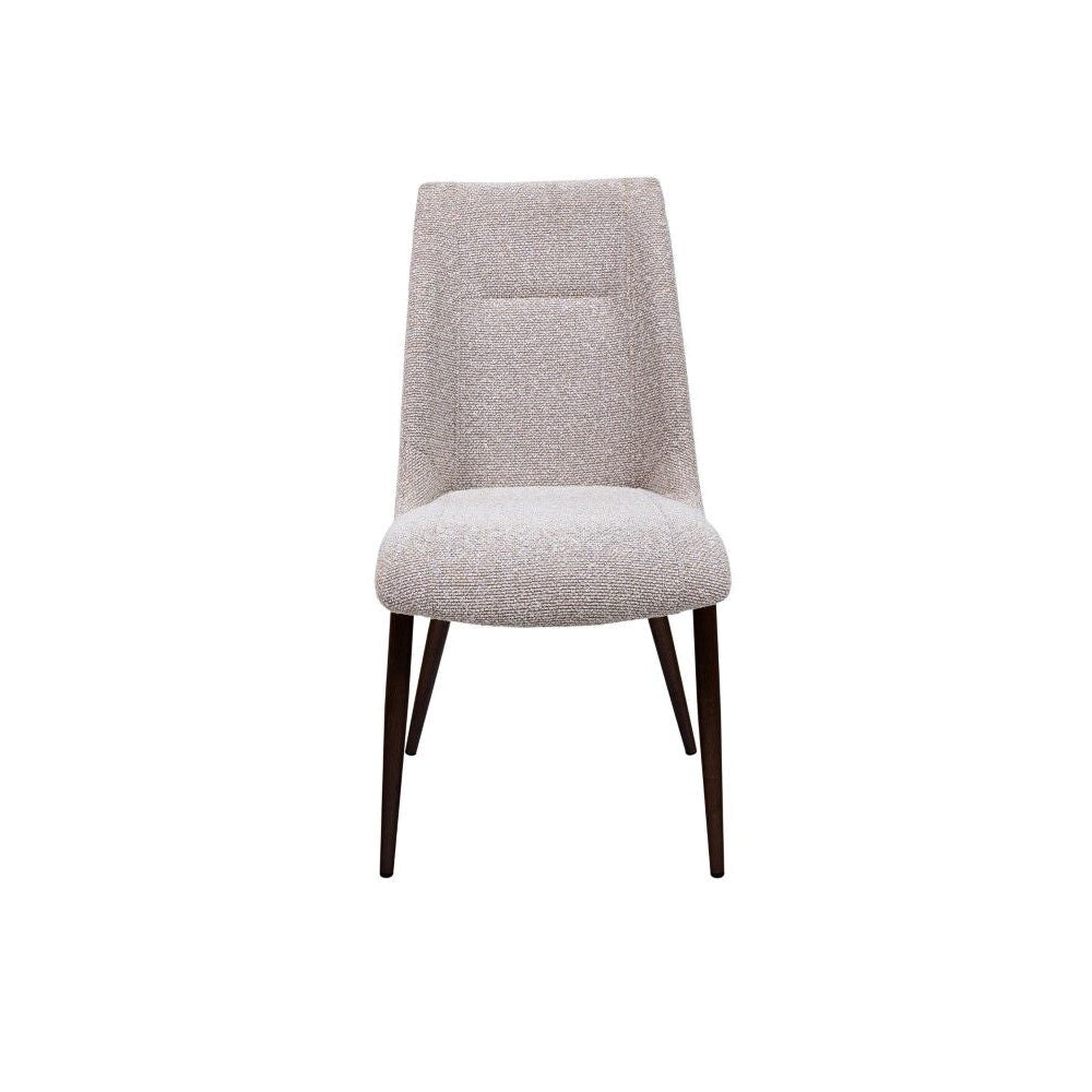 Chelsea Dining Chair Natural Yarn Brown Leg - Home Furniture Interiors