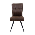 Sabena Dining Chair Antique Ebony Fabric - Home Furniture Interiors