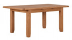 Oak Rectangular Extending Dining Table 140 to 180cm