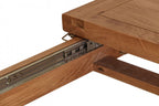 Oak Rectangular Extending Dining Table 120 to 150 cm